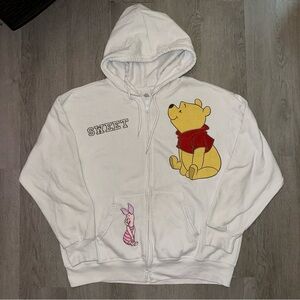 Disney White and Red Jacket with Winnie the Pooh
